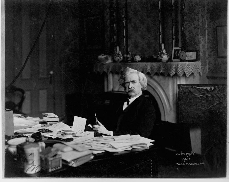 Марк Твен: Фотопортрет