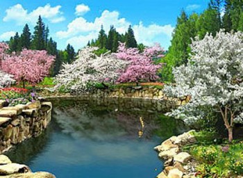 Коли знову сади закружляють у білому вальсі...