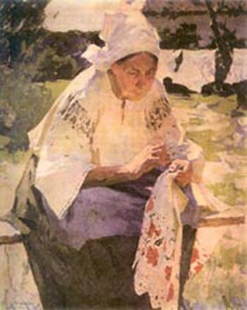 Старенька мати