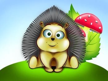 Зажурився їжачок