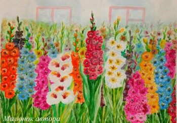 ЯК ЗАЦВІТУТЬ ГЛАДІОЛУСИ