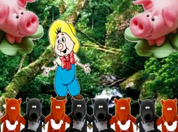 Дідусь та його порося