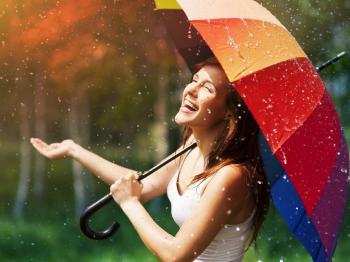 Веселковий дощ!