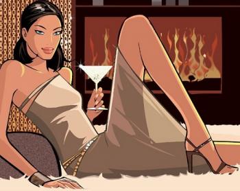 Розтоплюється камін...