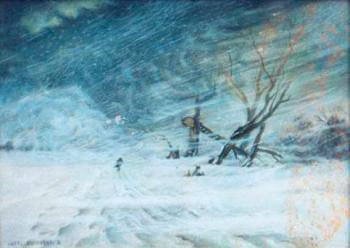 В думок снігу...