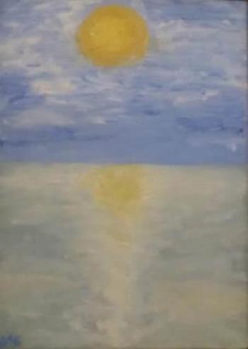 За море сонечко сідає