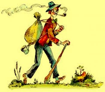 Їз хати вийшов чоловік...