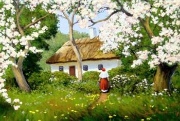 Садок вишневий коло хати...