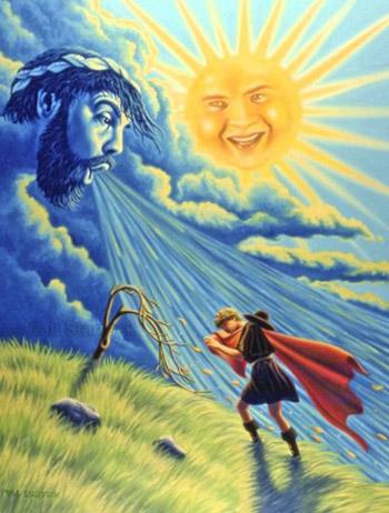 Сонце та Вітер