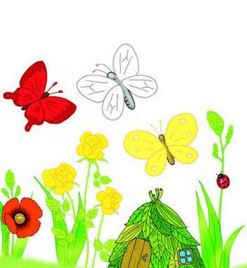 Три метелики