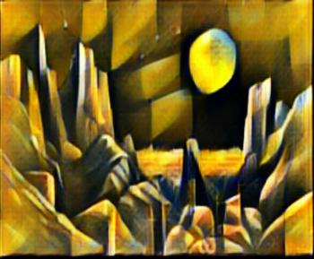 Пейзаж Луны