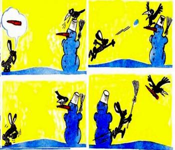 Зайчисько,  Ворона і Морква