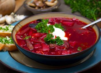 Як я з бабусею варив борщ