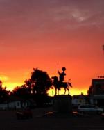 Над містом - вечір