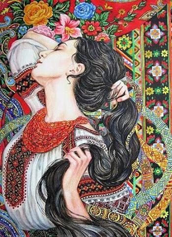 Ти пишну косу розплела свою