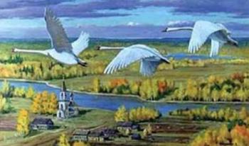 Гуси-лебеді летять