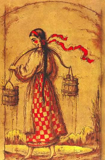 Тече вода з-під явора...