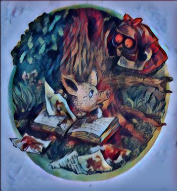 Порося Книголюб