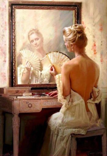 Дама перед дзеркалом