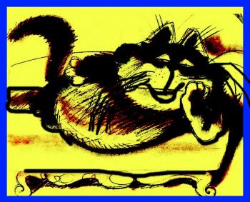 Кіт на Дивані