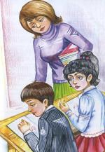 Як Павлик списав у Зіни задачу