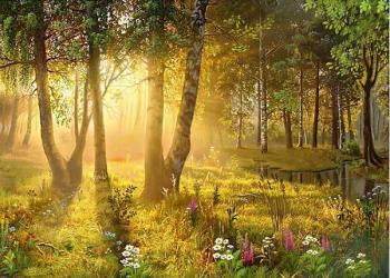 весенний лес