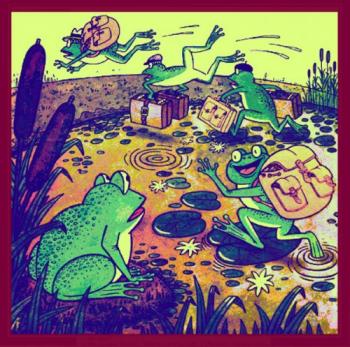 А Жаби все скачуть і скачуть