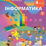 Інформатика 4 клас, НУШ
