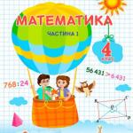 Математика 4 клас, НУШ