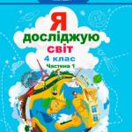 Я досліджую світ 4 клас, НУШ