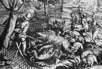 Немецкие нравы при охоте на кабана