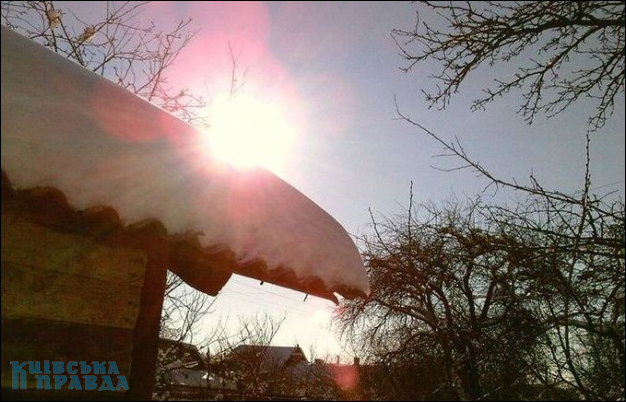 Капає зі стріхи