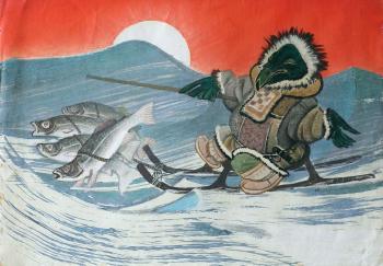 Казка про ворона і горбуш