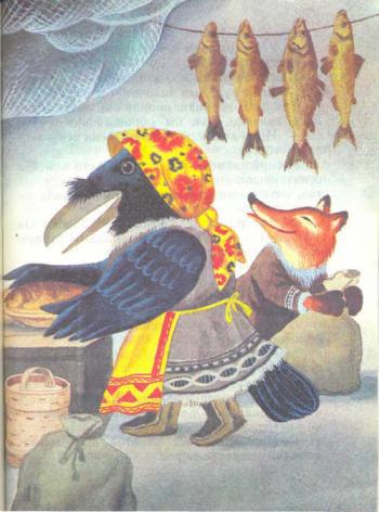 Про лисицю й ворона