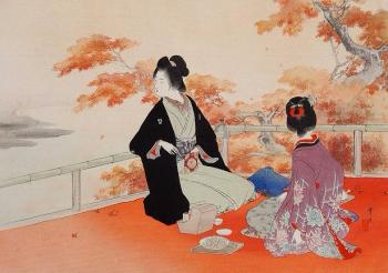 Танка імператриці Іванохіме, складені в тузі за чоловіком