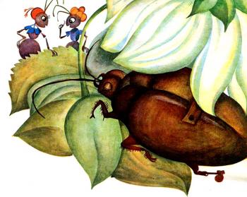 Жук-охоронець на посту