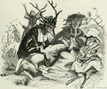 Поранений олень