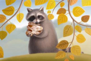 Про що бурчав запасливий єнот