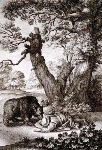 Подорожні та ведмідь