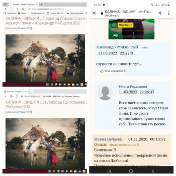 Калина-вишня или как у меня украли стихи