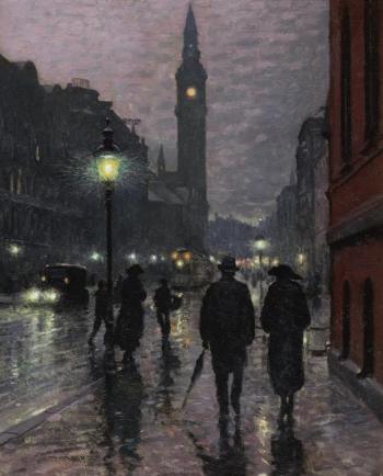 Місто? Осінь? Засинає сад