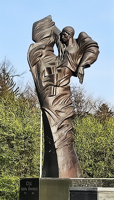 №_5._Пам`ятник_Василю_Стусу_у_Вiнницi_(2002)._А._Бурдейний