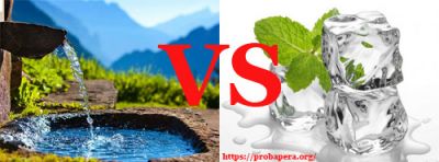 Вода та лід