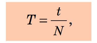 Період коливань. Формула