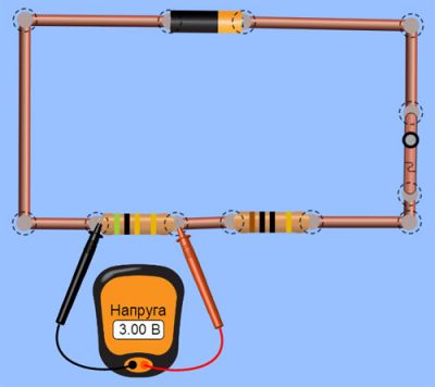 Вимірювання напруги U1