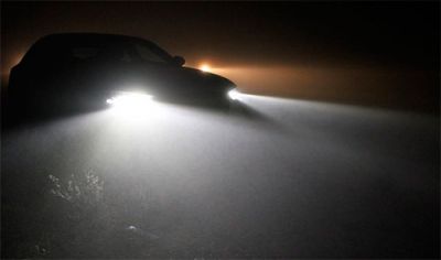 Задача про фари автомобіля