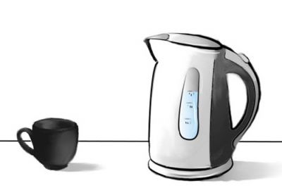 Чому виливається вода з носика чайника, якщо його нахилити?