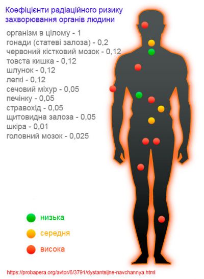 Коефіцієнти радіаційного ризику