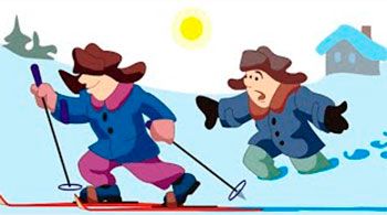 Чому мешканці Півночі для пересування по снігу використовують лижі?