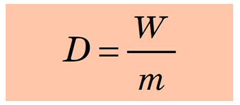 Поглинута доза йонізуючого випромінювання. Формула